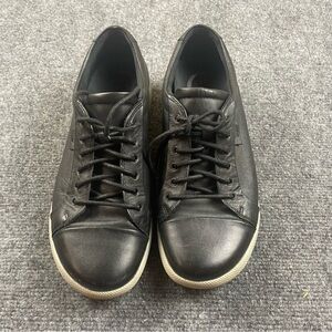 KLOGS Mens Black Leather Tie Up Sneakers size: 9
